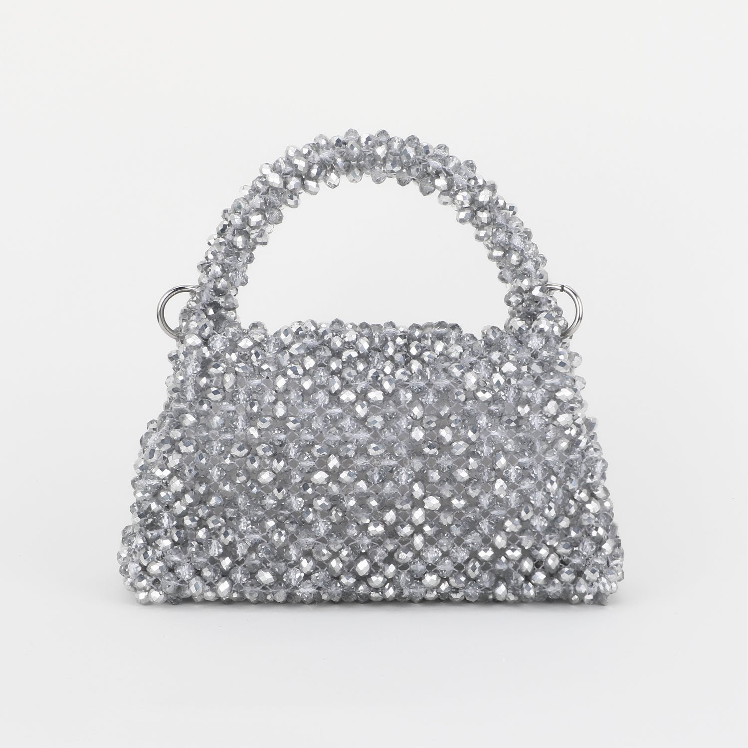 Dazzle | Silver crystal handbag / sling