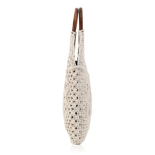 Load image into Gallery viewer, Banjara crochet bag with wooden handle
