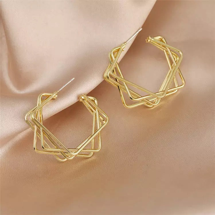 Geometric Hoops (Small)