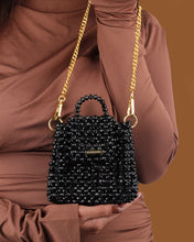 Load image into Gallery viewer, Swan crystal bag ( Black )
