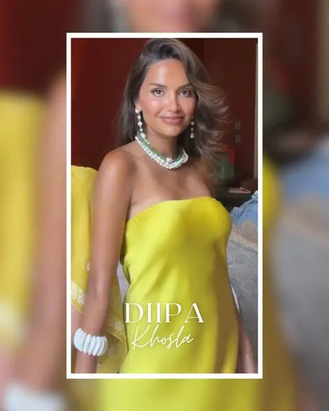 Diipa Khosla wearing Gloss Wave Elastic Bracelet