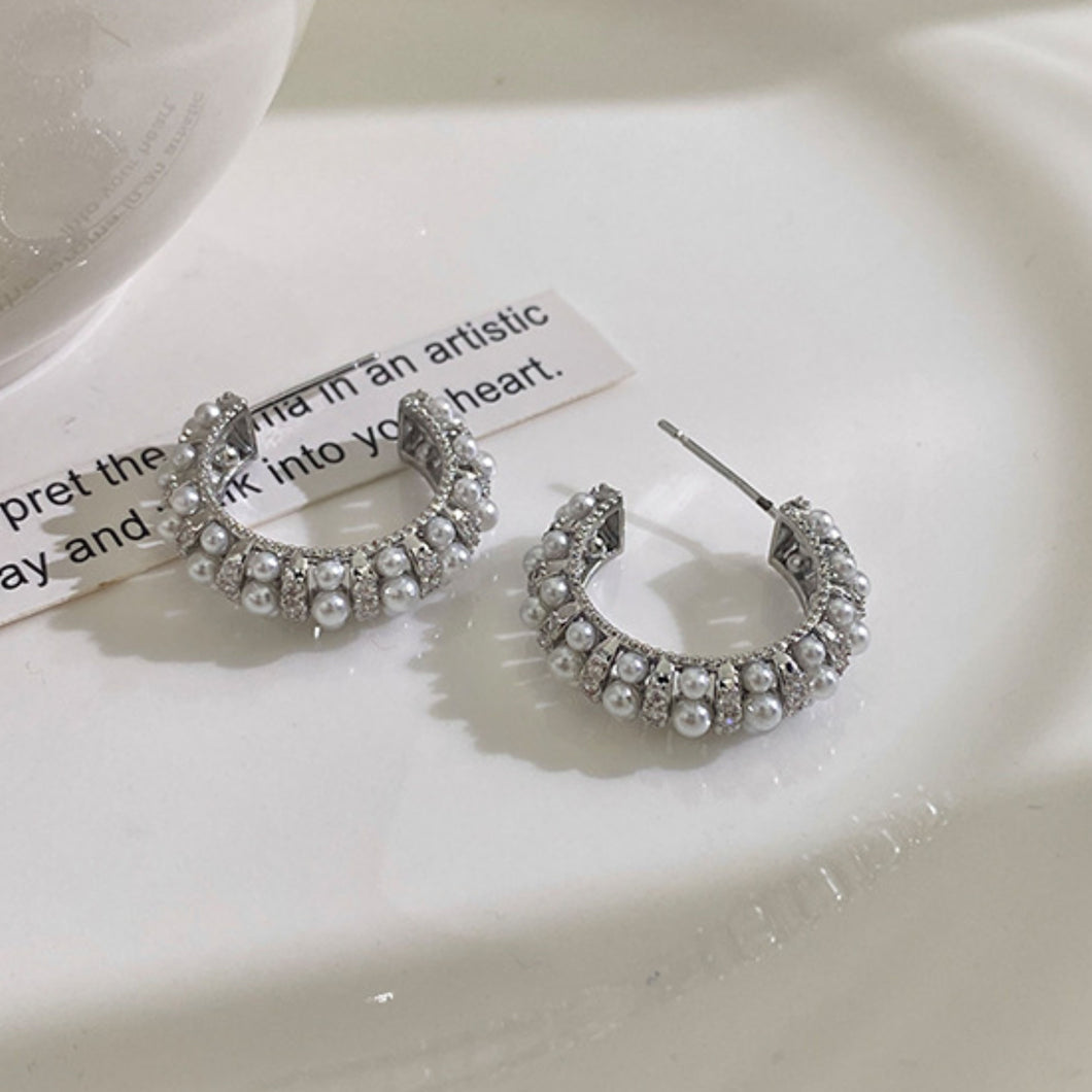 Ava Sparkling Hoops