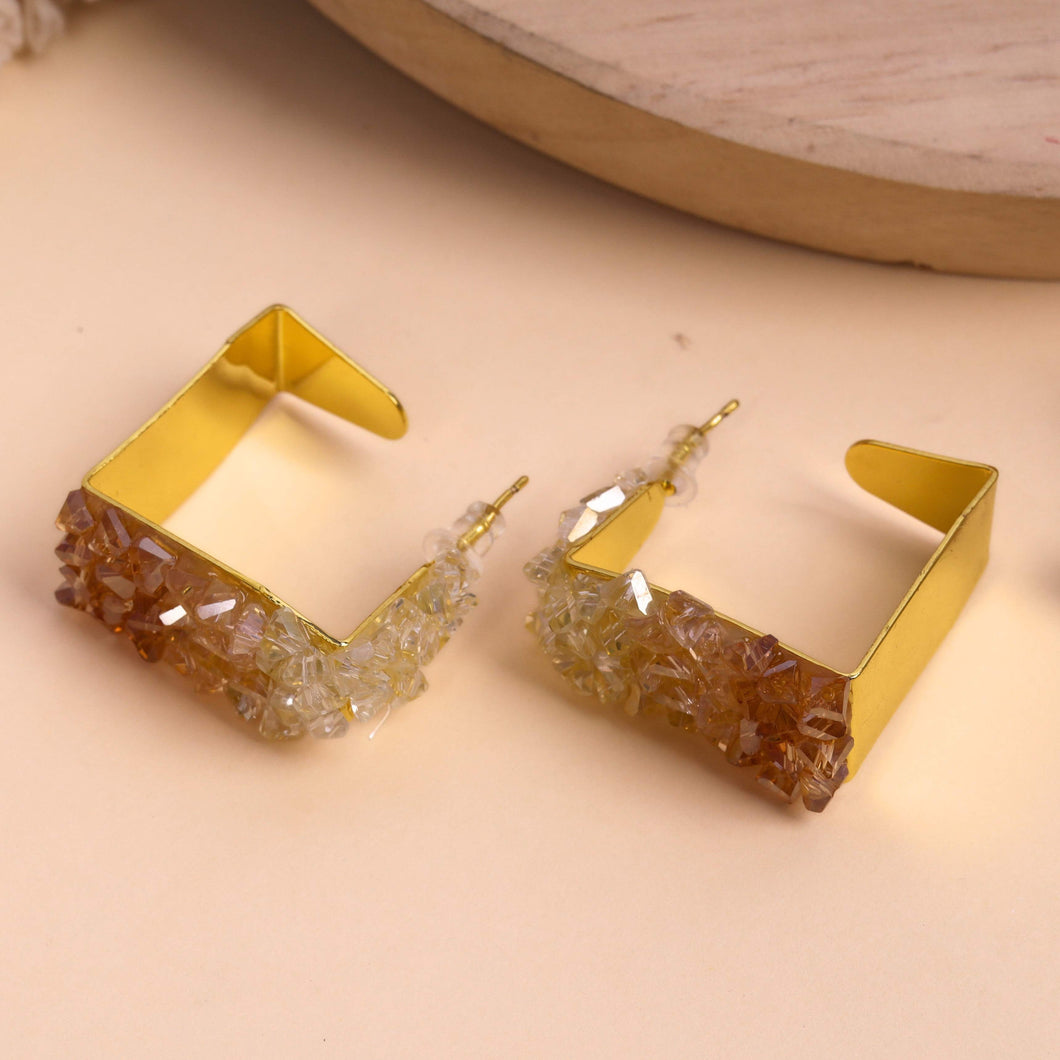 Ombre Golden Aura Earrings