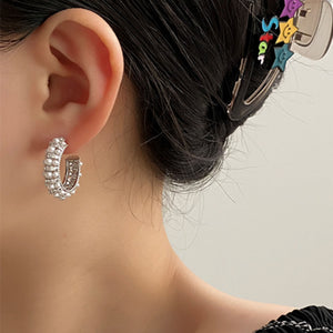 Ava Sparkling Hoops