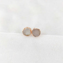 Load image into Gallery viewer, Halo Gemstone Studs
