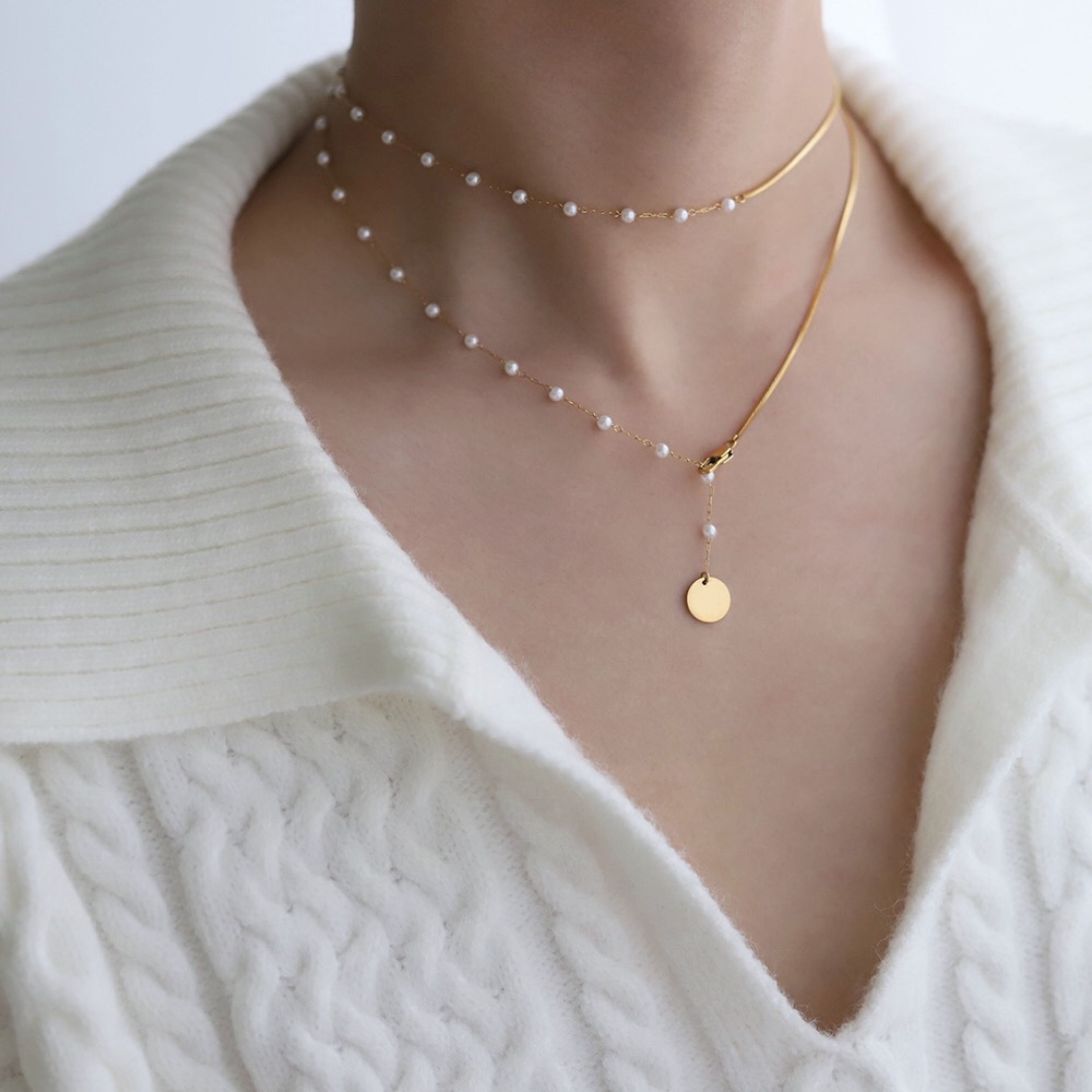 Daisy Drape Necklace