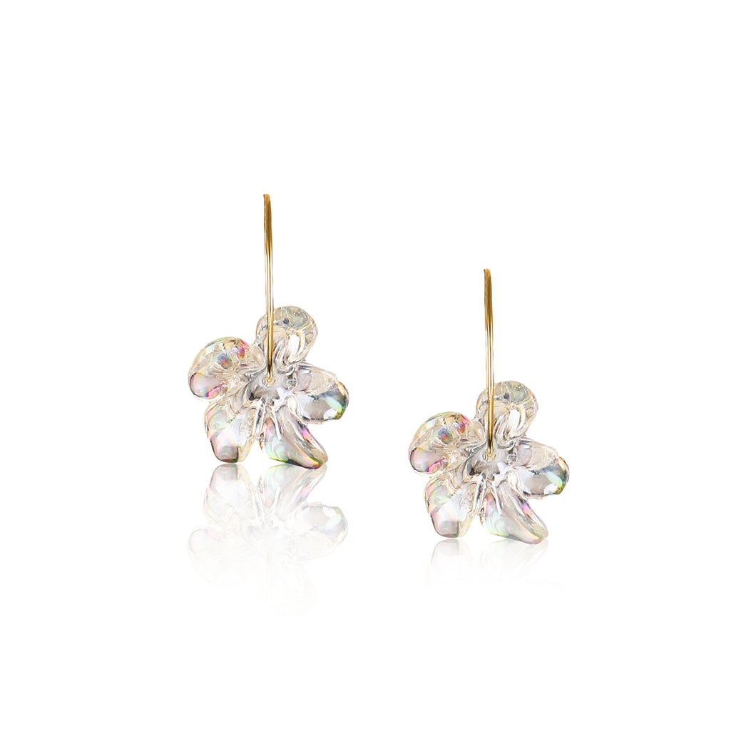Resin Blossom Hoops