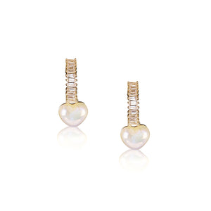 Crystal Pearl Heartdrops