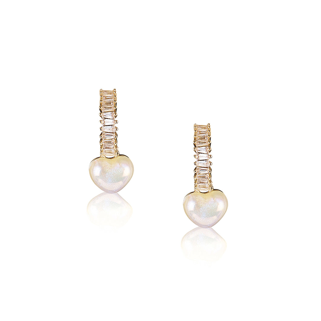 Crystal Pearl Heartdrops