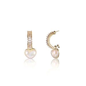 Crystal Pearl Heartdrops