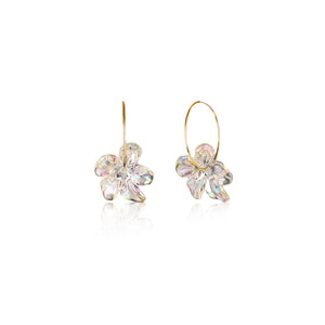 Resin Blossom Hoops