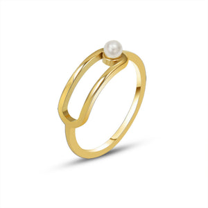 Pearl Radiance Oval Ring