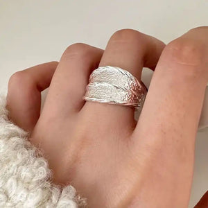 Contemporary Silver Ring