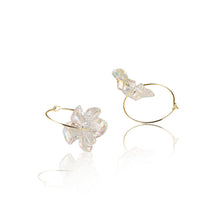 Load image into Gallery viewer, Resin Blossom Hoops
