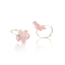 Load image into Gallery viewer, Resin Blossom Hoops
