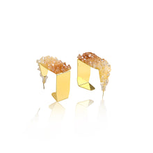 Load image into Gallery viewer, Ombre Golden Aura Earrings

