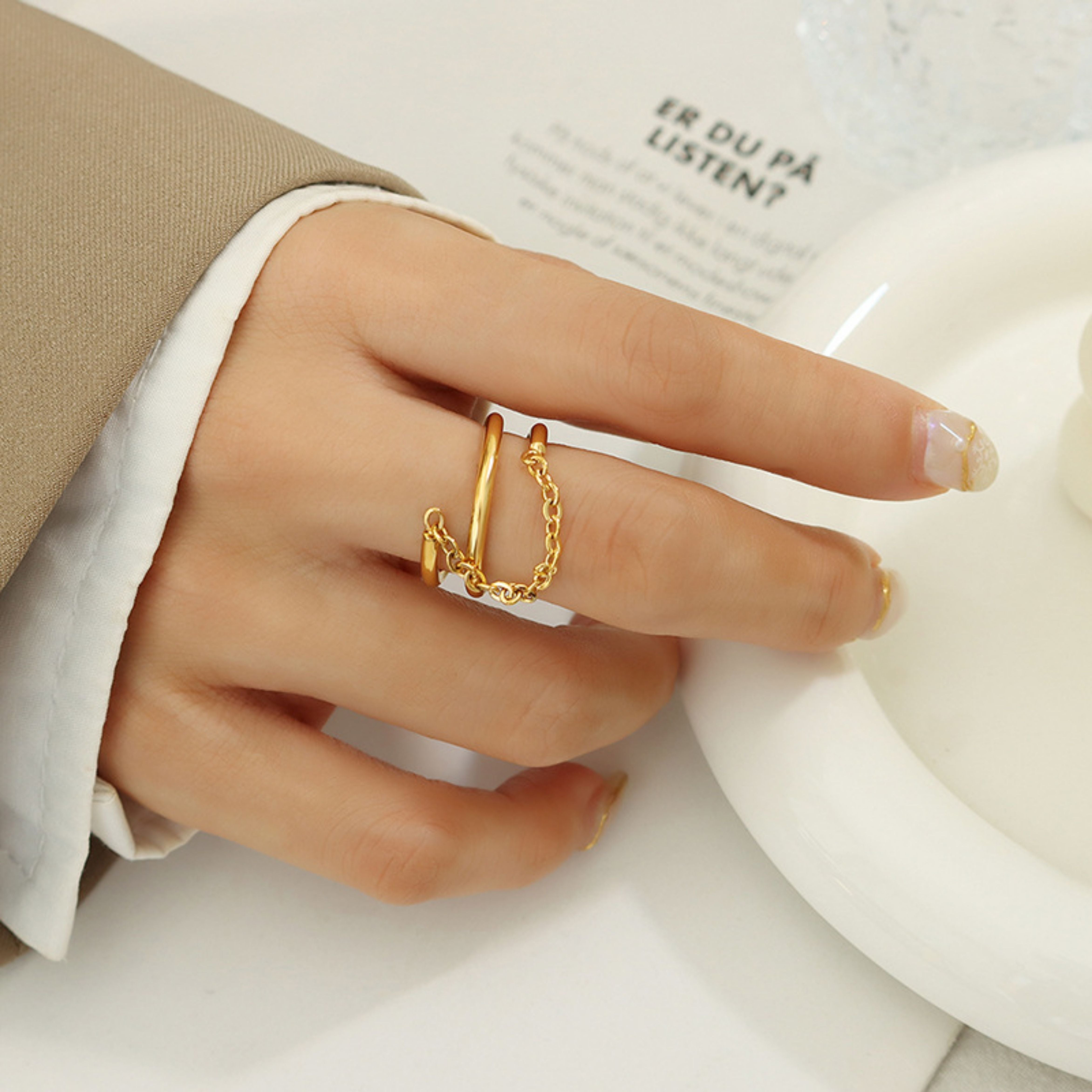Golden Chain Ring