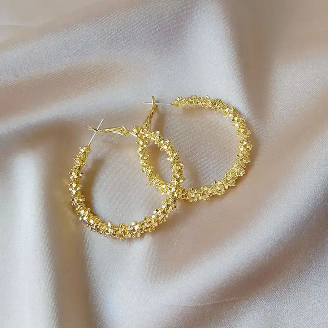 Radiant Golden Hoops
