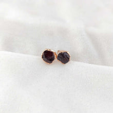 Load image into Gallery viewer, Halo Gemstone Studs

