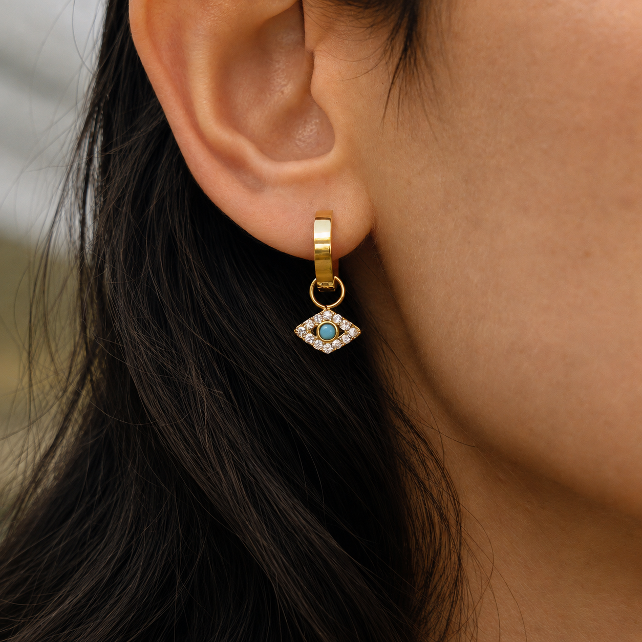 Guardian Hoop Earrings