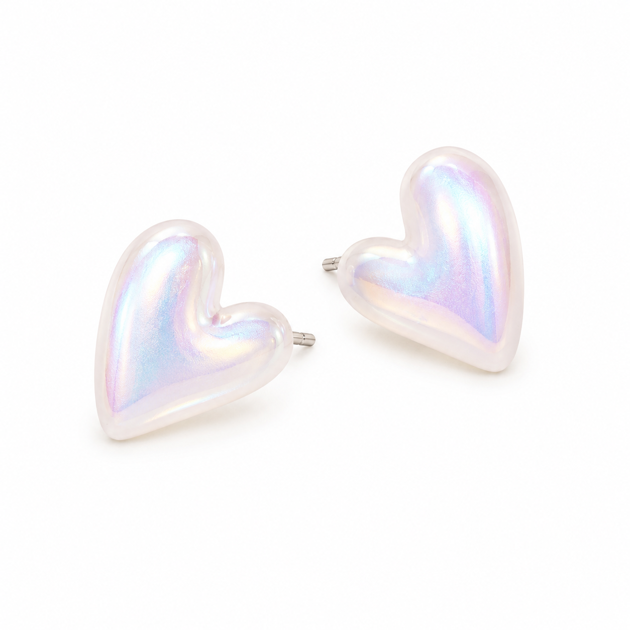 Pearl hearts earrings