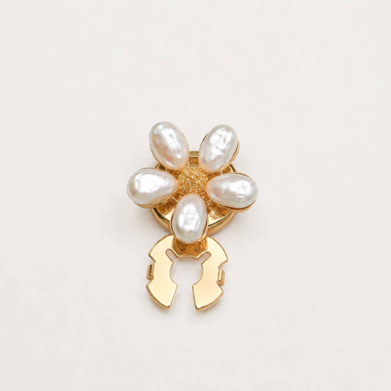 Pearl Bloom Button Covers (Set of 2)