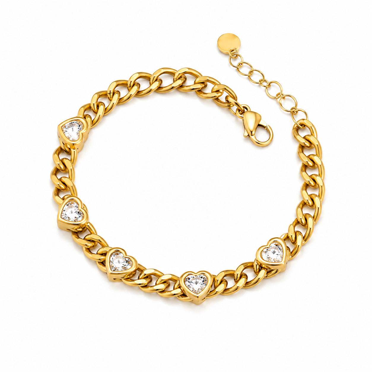 Amora Heart Chain Bracelet