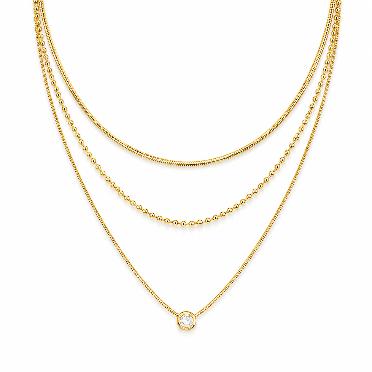 Isla Fine Layered Necklace