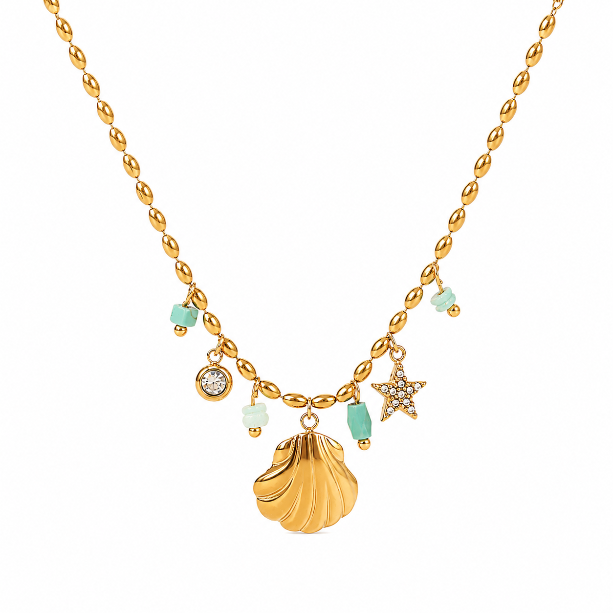 Seashell Charm Neckwear
