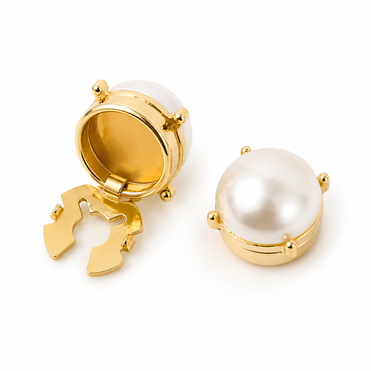 Classic Pearl Button Covers (Set of 2)