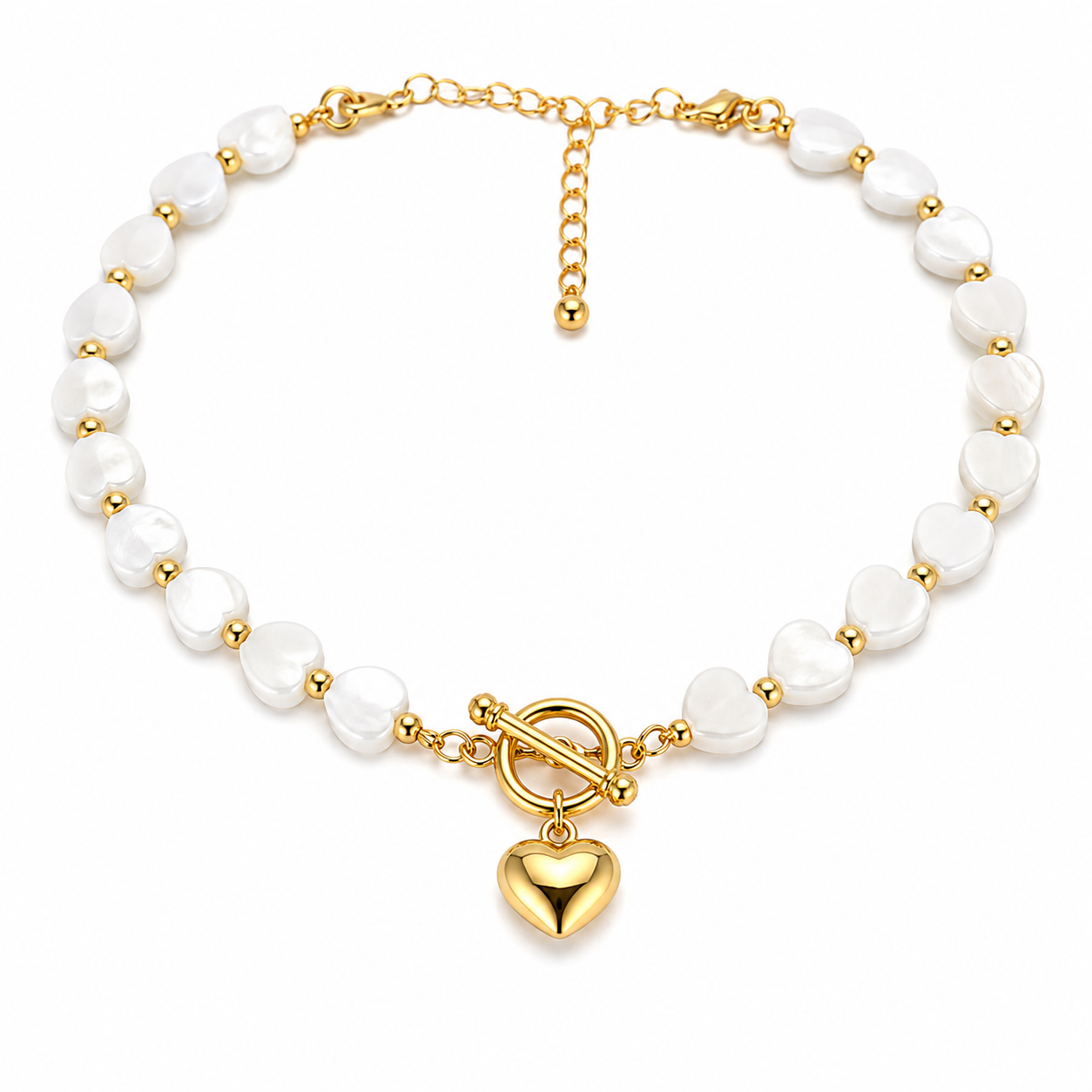 Heart Charm Choker