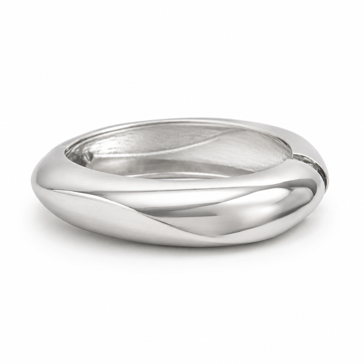 Bold Silver  Bangle