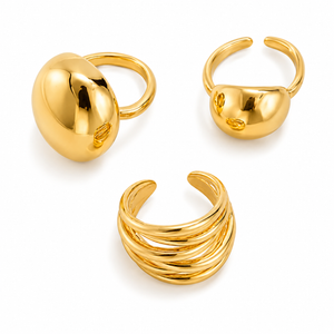 Dune Glow Rings Stack
