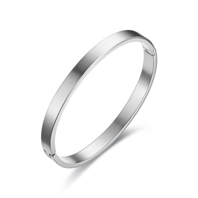 Glowline Silver Bangle