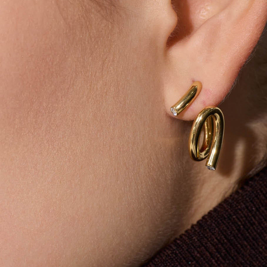 Sarah Wave Earrings
