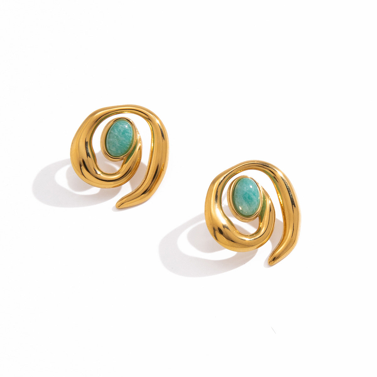 Jade Studs