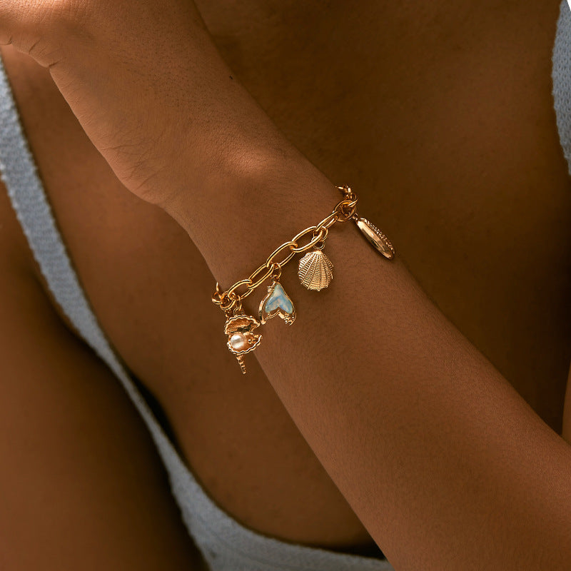 Ocean Whispers Charm Bracelet