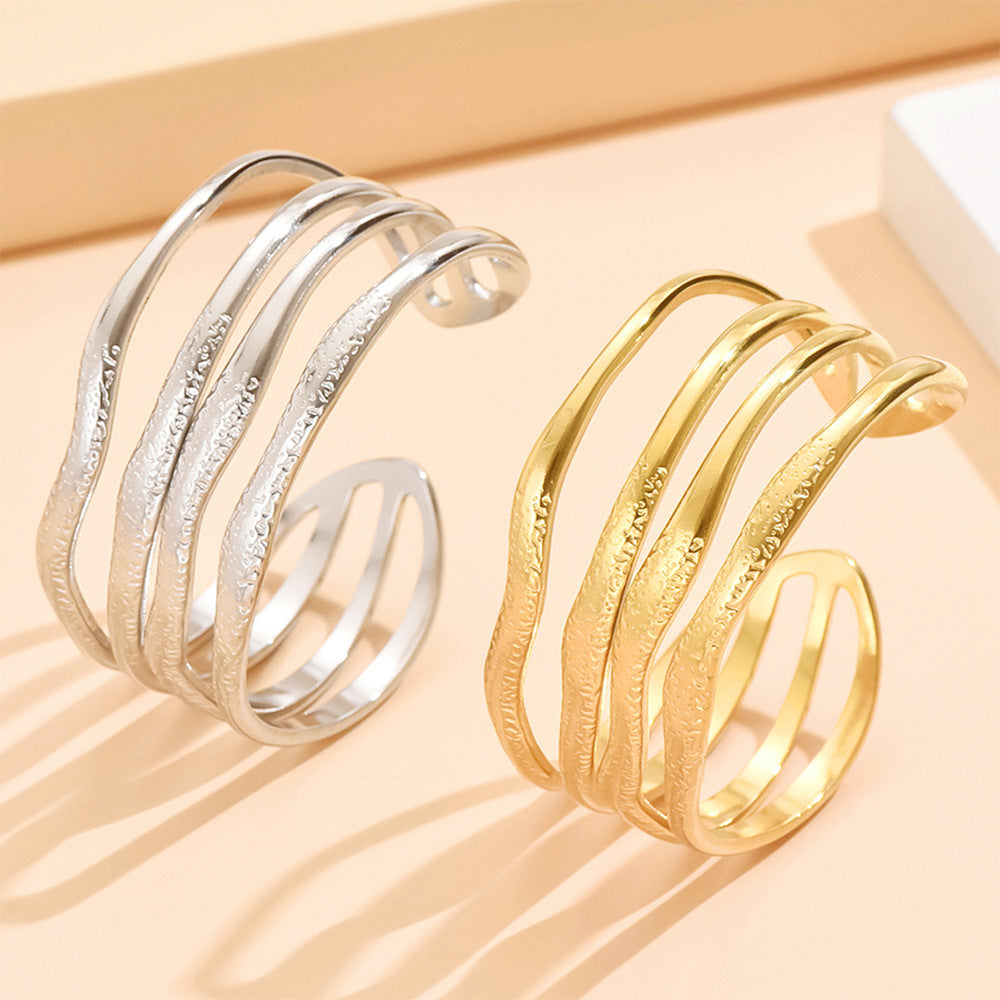 Ripple Lines Cuff