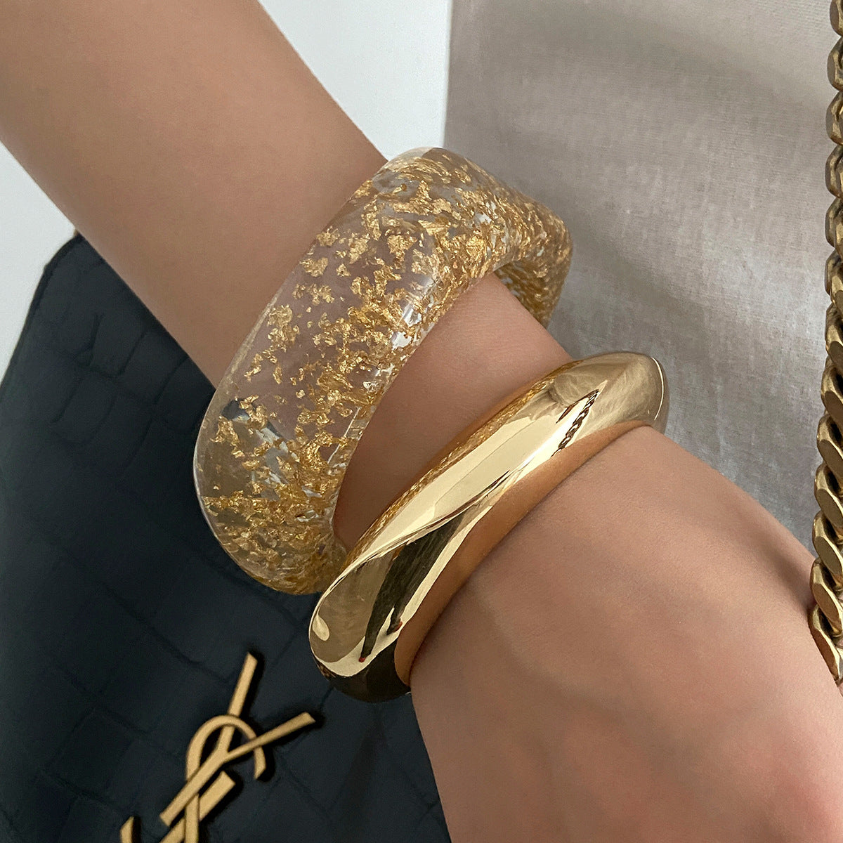 Resin Shimmer Stack
