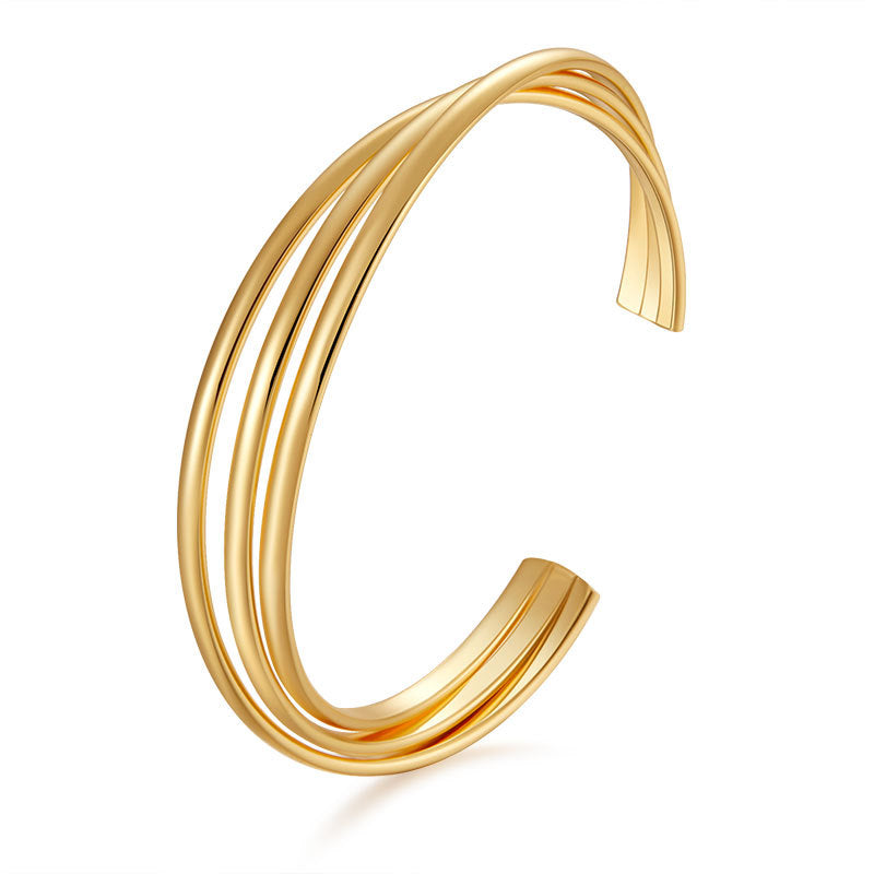 Aurum Wave Bangle
