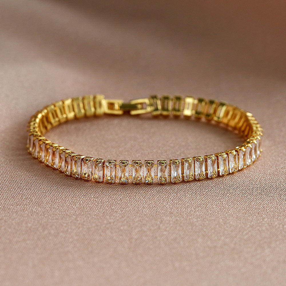 Crystal Linea Tennis Bracelet