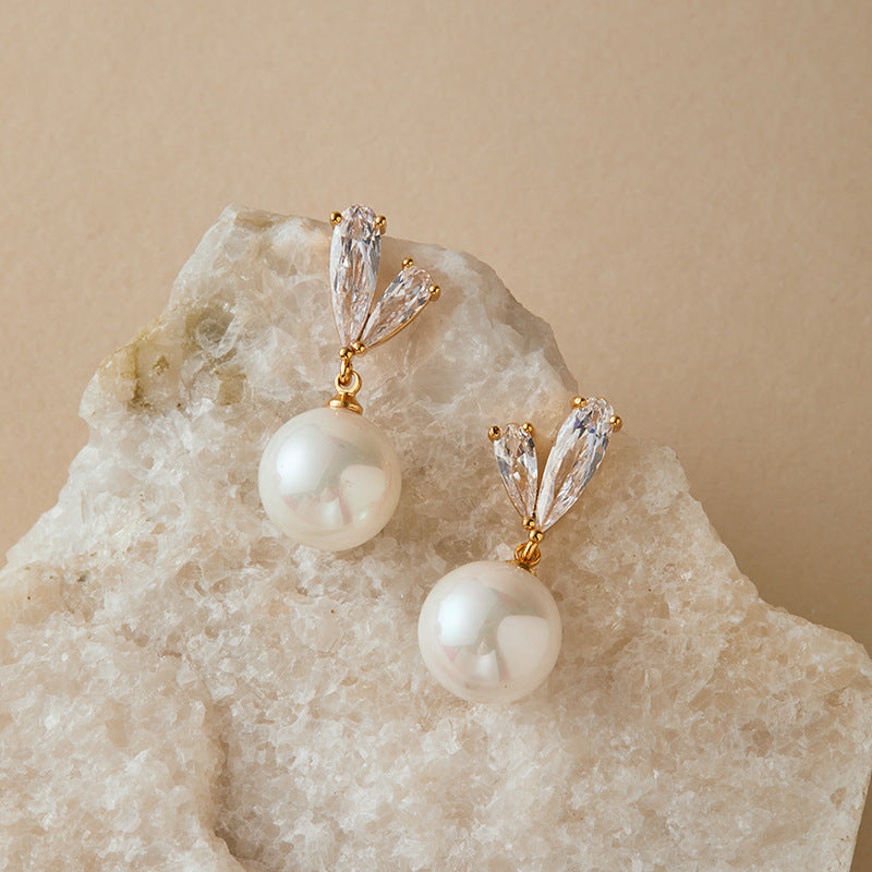 PearlTwirl Drops (earrings)