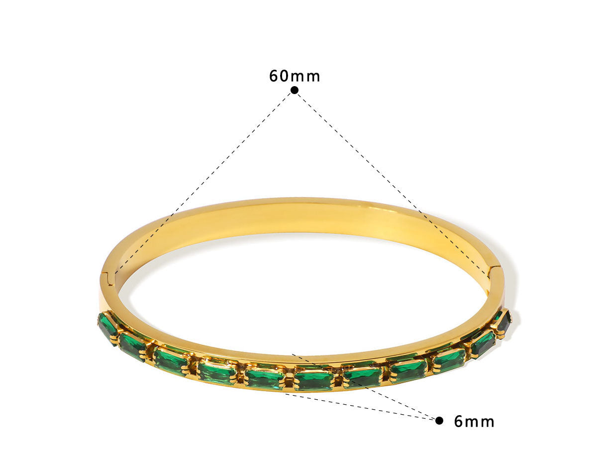 Verdant Bangle Bracelet