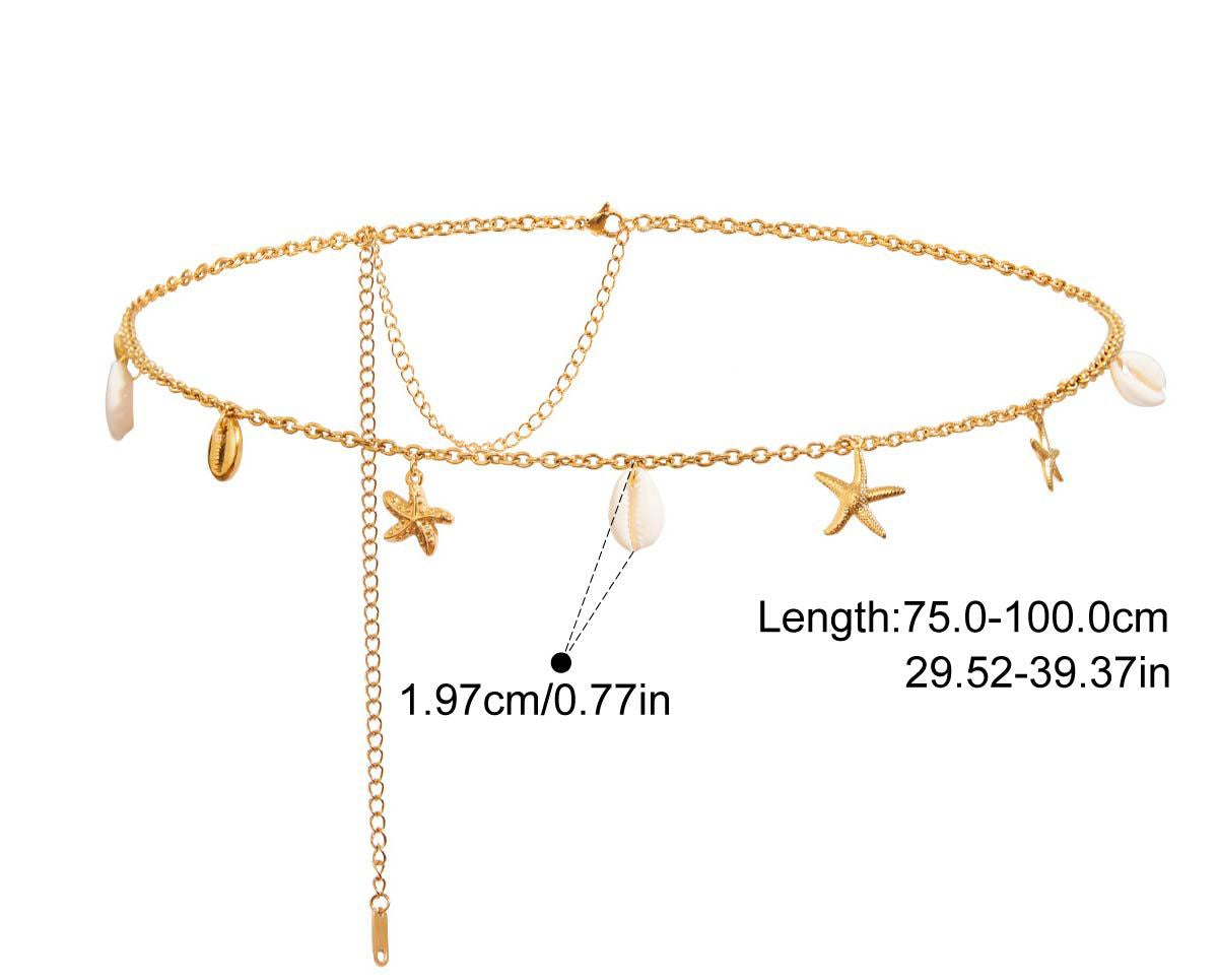 Golden Shoreline Waist Chain