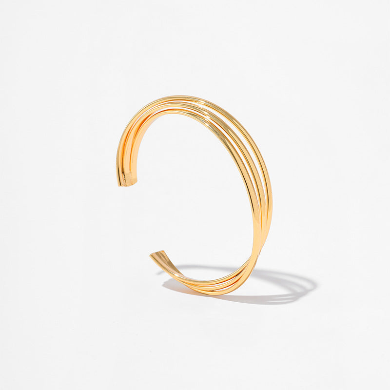 Aurum Wave Bangle