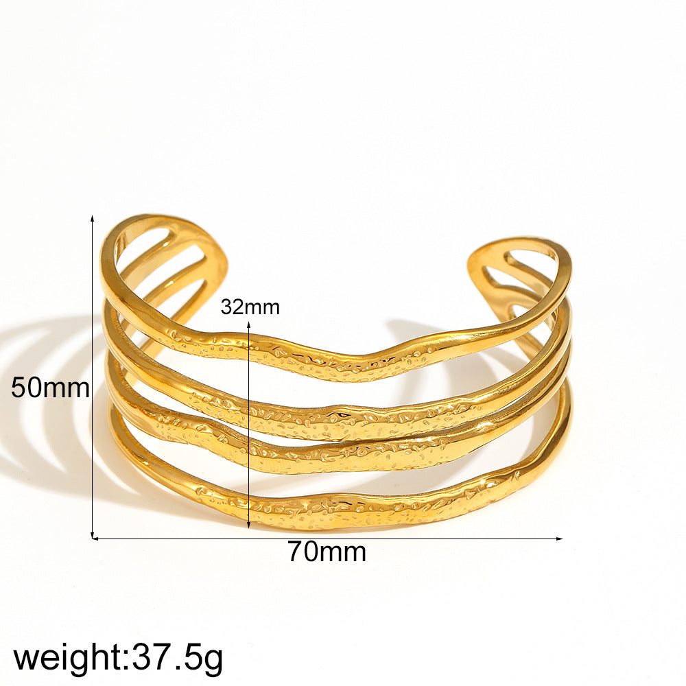 Ripple Lines Cuff