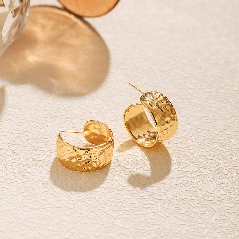 Aurum Crest Hoops