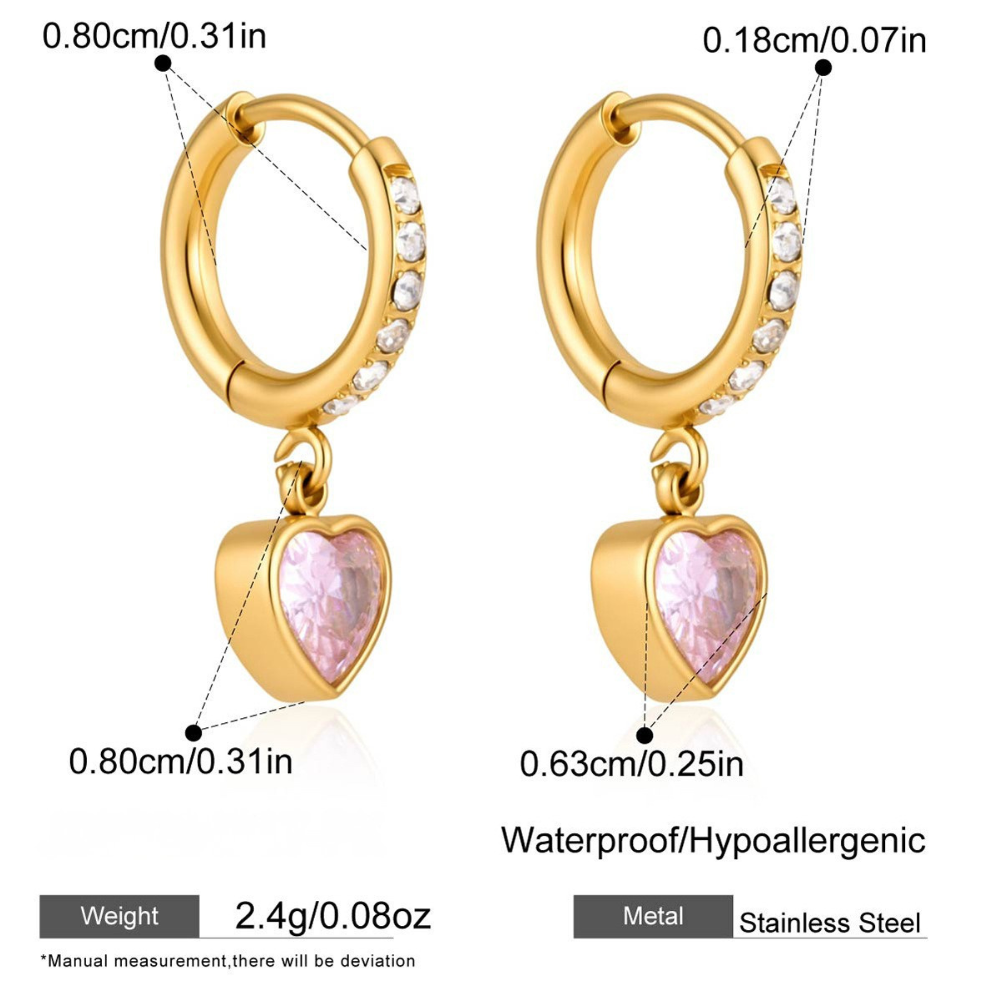 Love Drop Hoops
