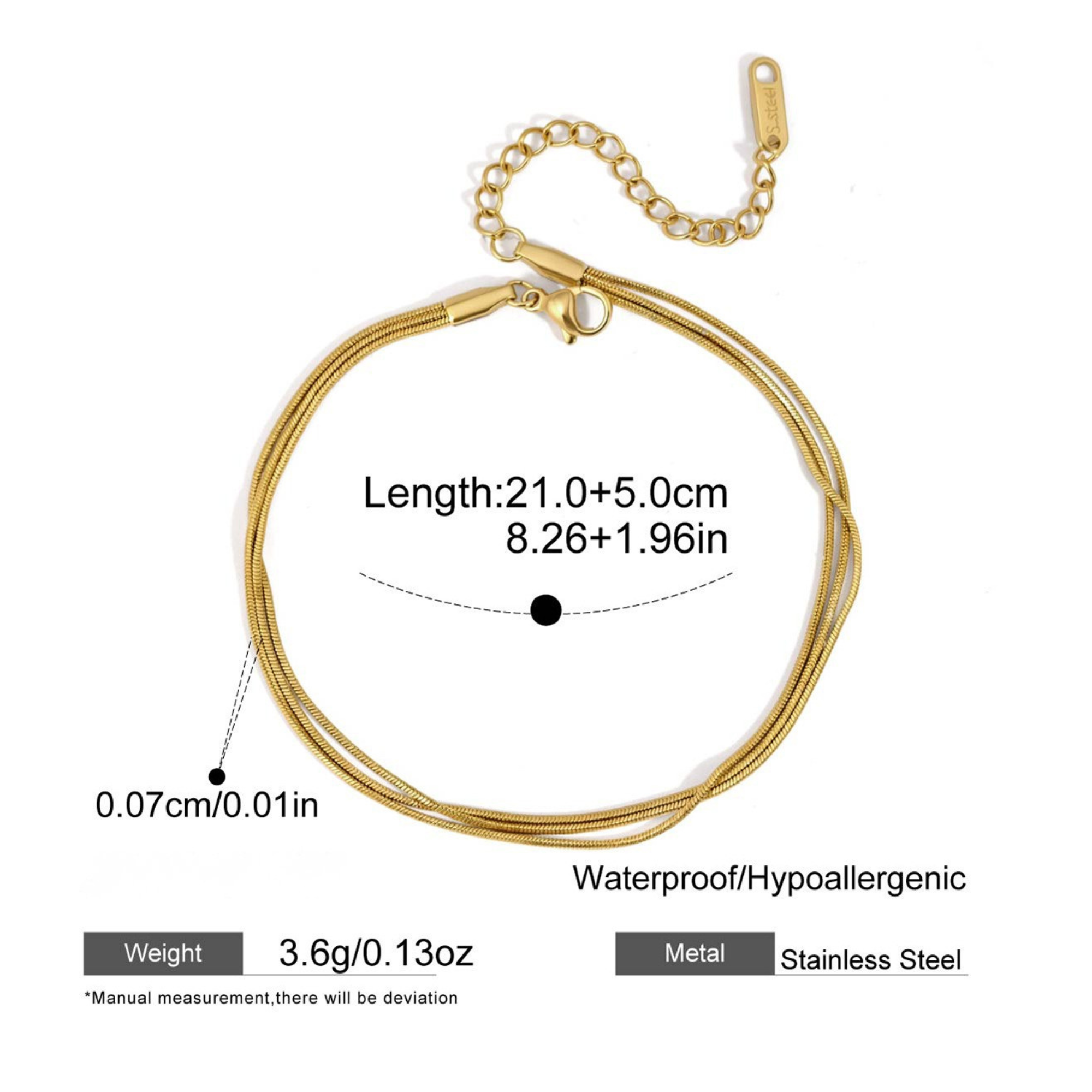 Nia Anklet Set (Set of 2)