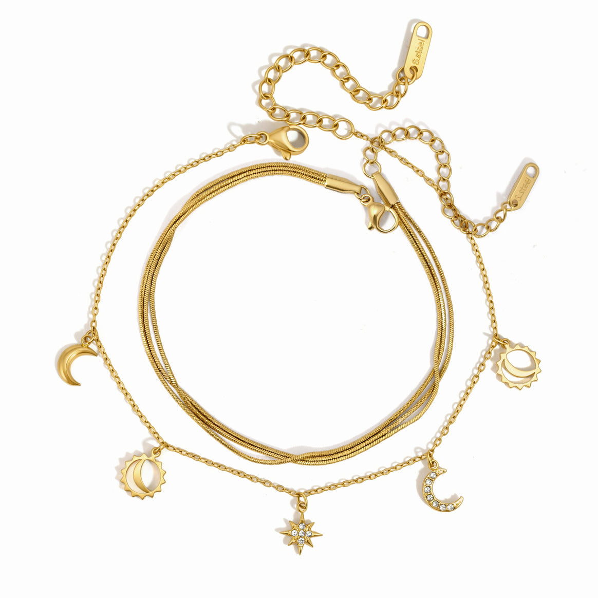Nia Anklet Set (Set of 2)